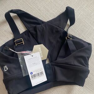 BuffBunny Harmony Halter Sports Bra - Onyx Black × 1
S